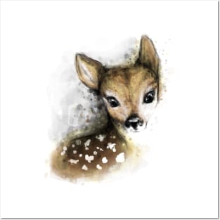 Baby Deer Posters and Art